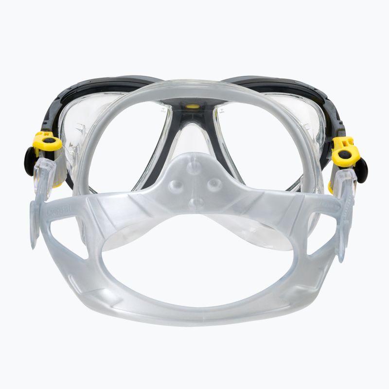 Maska do nurkowania Cressi Big Eyes Evolution crystal/yellow 5