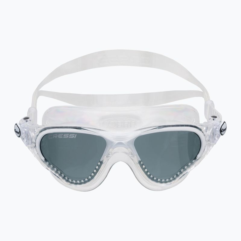 Maska do pływania Cressi Cobra clear/clear white smoked 2