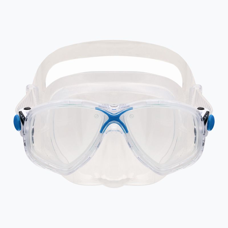 Zestaw do nurkowania Cressi Marea + Mexico Pro clear/blue 2