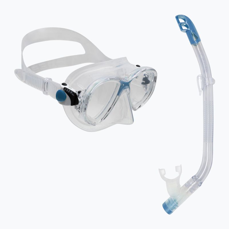 Zestaw do snorkelingu dziecięcy Cressi Marea Junior + Top clear/blue
