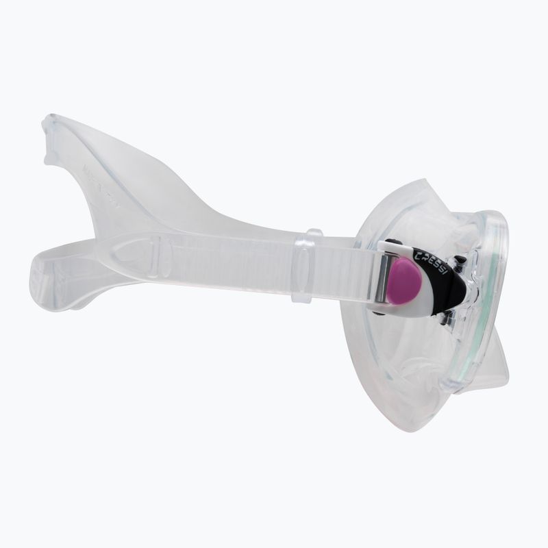 Zestaw do snorkelingu dziecięcy Cressi Marea Junior + Top clear/pink 3