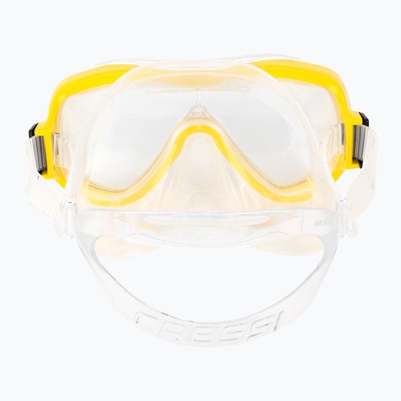 Zestaw do snorkelingu dziecięcy Cressi Onda + Mexico clear/yellow 5