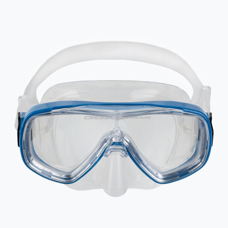 Zestaw do snorkelingu dziecięcy Cressi Ondina Jr + Top clear/blue 2