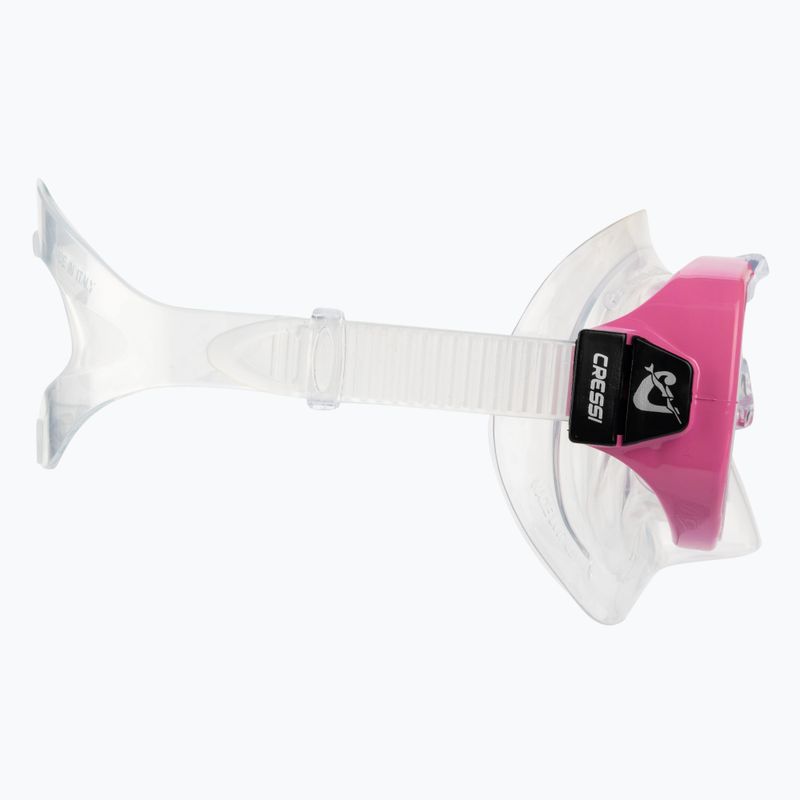 Zestaw do snorkelingu dziecięcy Cressi Ondina Jr + Top clear/pink 3