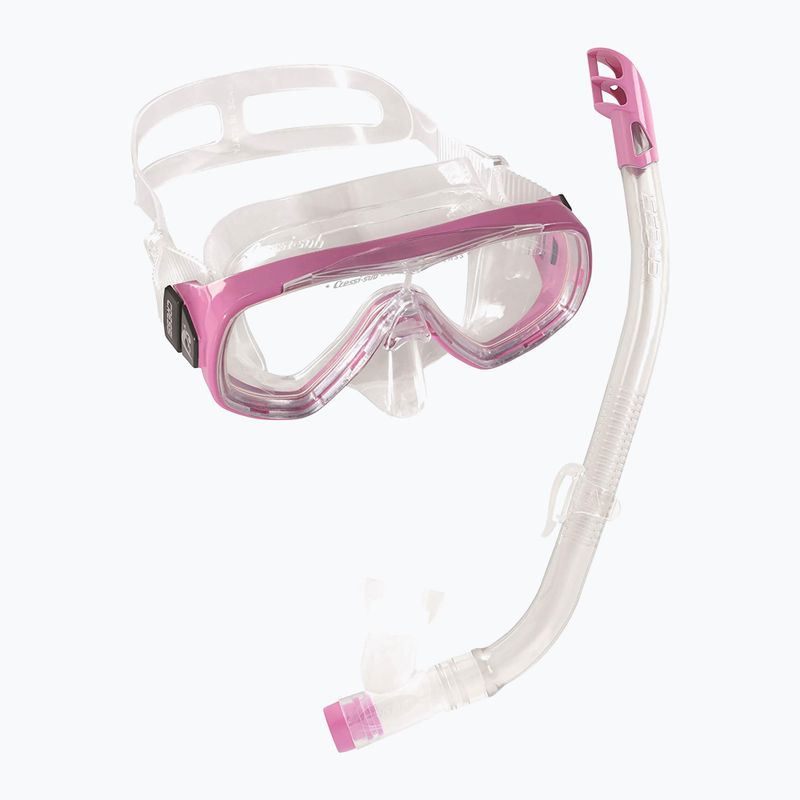 Zestaw do snorkelingu dziecięcy Cressi Ondina Jr + Top clear/pink 9