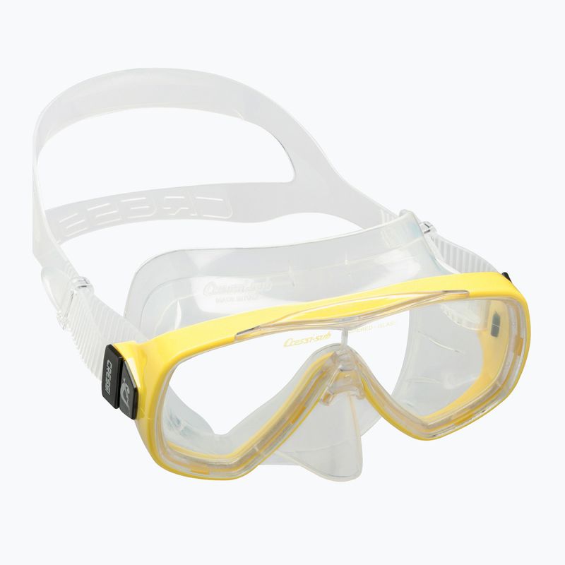 Zestaw do nurkowania Cressi Onda + Mexico clear/yellow 10