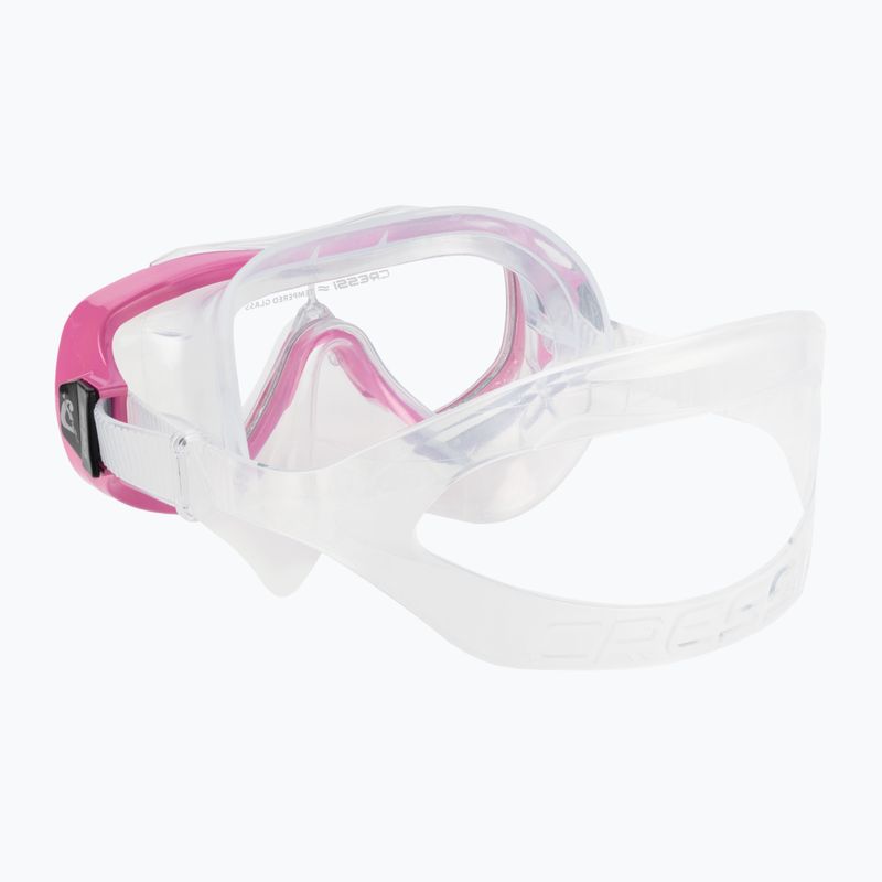 Zestaw do nurkowania Cressi Onda + Mexico clear/pink 4