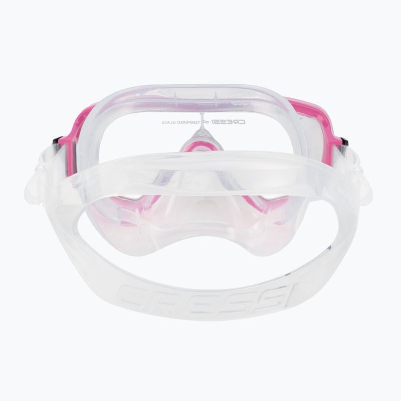 Zestaw do nurkowania Cressi Onda + Mexico clear/pink 5