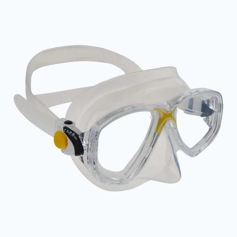 Maska do nurkowania Cressi Marea clear/yellow