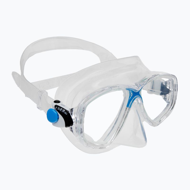 Maska do nurkowania Cressi Marea clear/blue