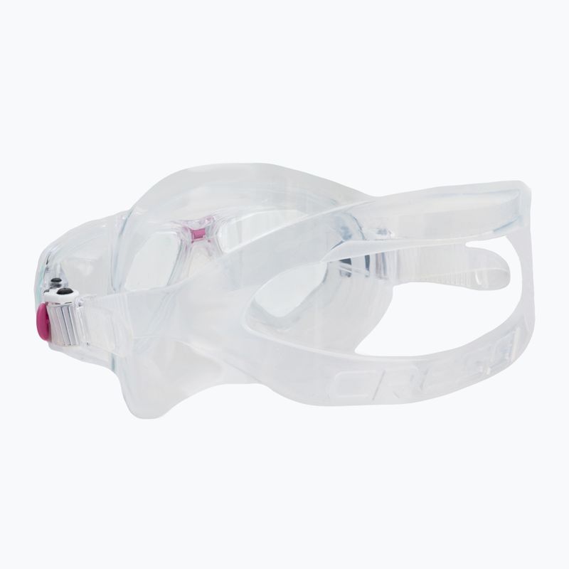 Maska do nurkowania Cressi Marea clear/pink 4