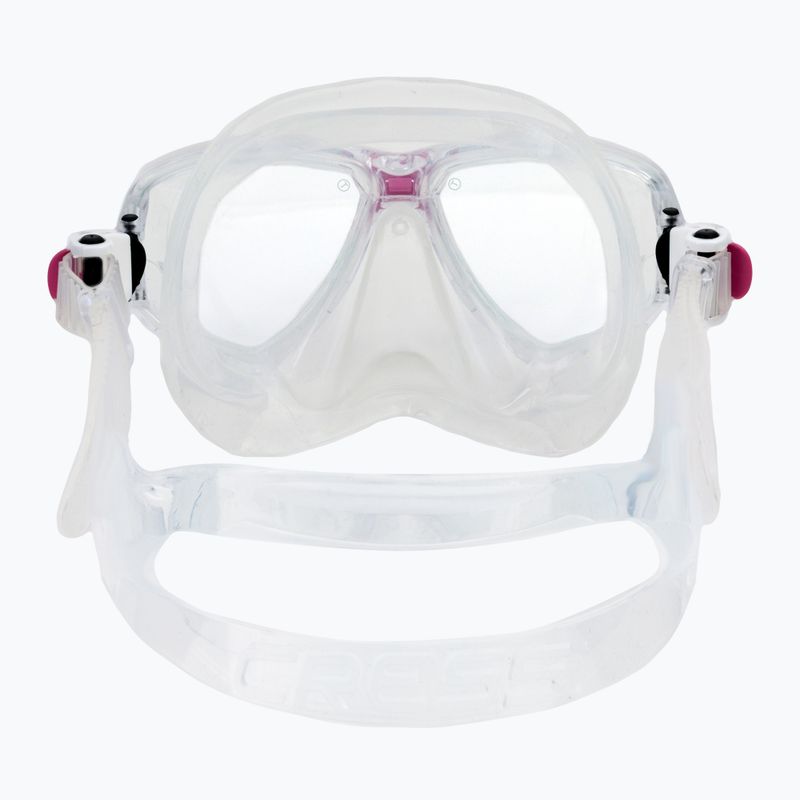 Maska do nurkowania Cressi Marea clear/pink 5