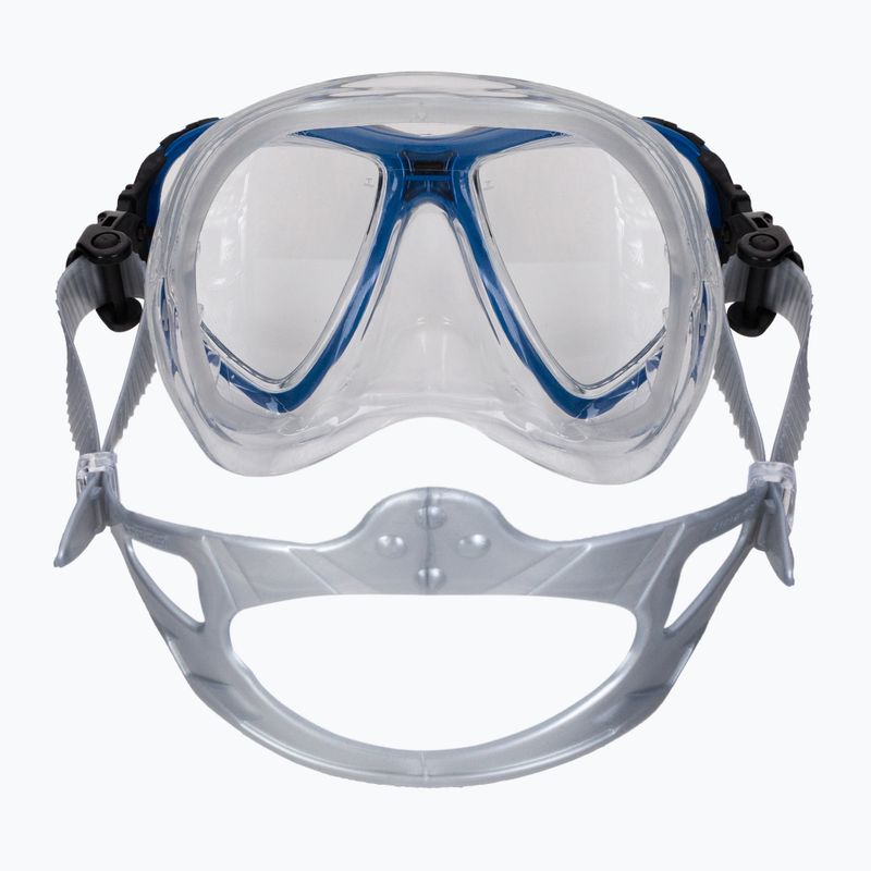 Maska do nurkowania Cressi Big Eyes Evolution crystal/blue black 4