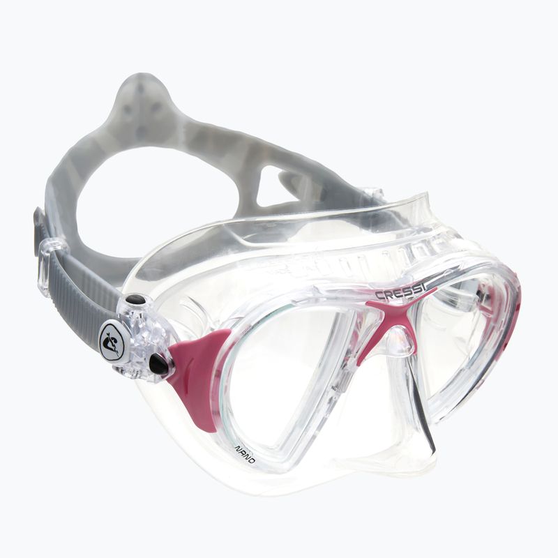 Maska do nurkowania Cressi Nano crystal/pink