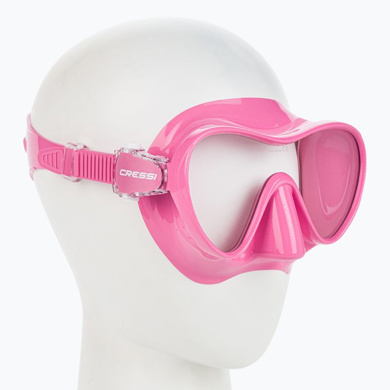 Maska do nurkowania Cressi F1 Small pink