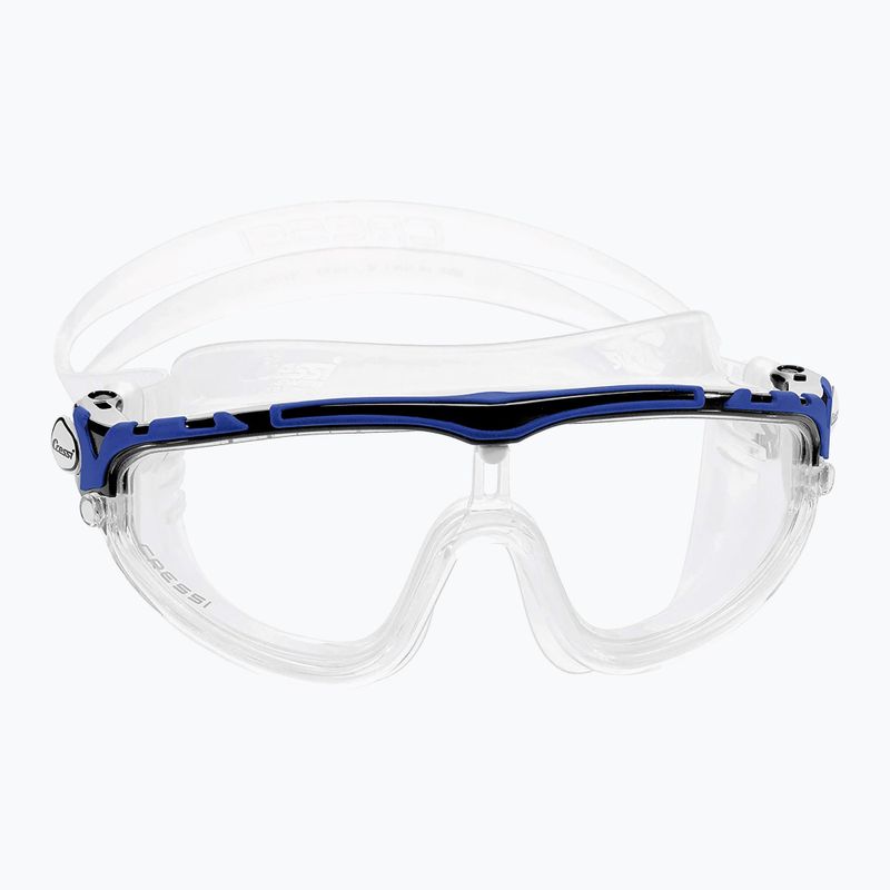 Maska do pływania Cressi Skylight clear/black/blue 6