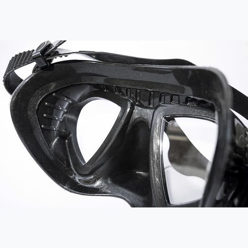 Maska do nurkowania Cressi Nano black/black/silver 3