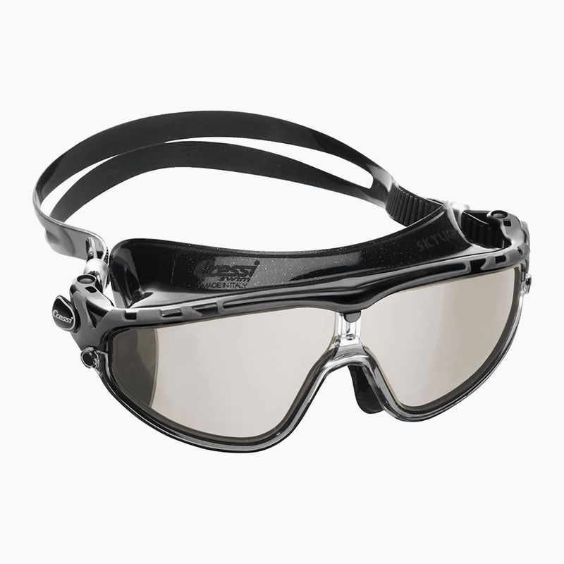 Maska do pływania Cressi Skylight black/black grey mirrored 6