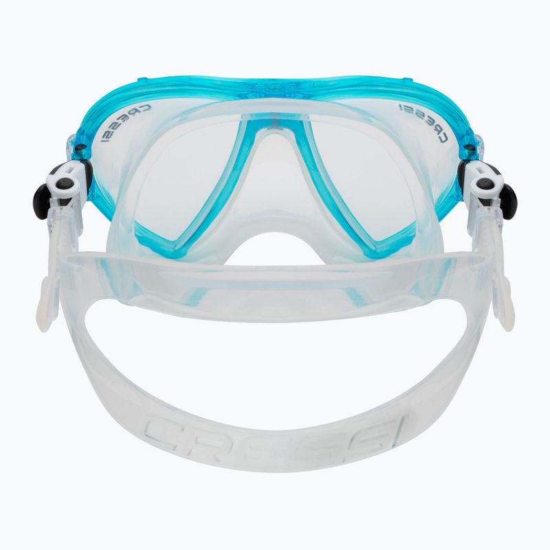 Zestaw do snorkelingu Cressi Ocean + Gamma clear/aquamarine 5