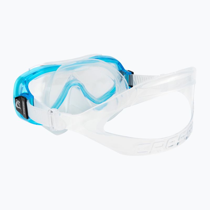 Zestaw do snorkelingu dziecięcy Cressi Ondina Jr + Top clear/aquamarine 4