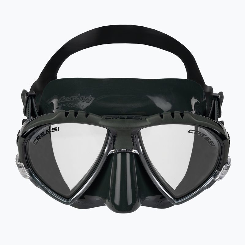 Maska do nurkowania Cressi Matrix green/green 2
