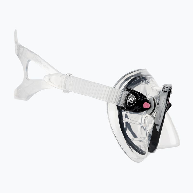 Zestaw do nurkowania Cressi Big Eyes Evolution + Alpha Ultra Dry black/pink 5