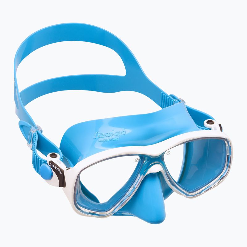 Zestaw do nurkowania Cressi Marea + Mexico Pro blue 2