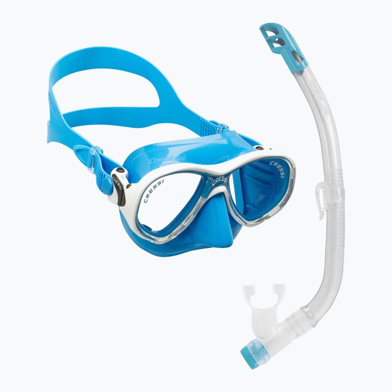 Zestaw do snorkelingu dziecięcy Cressi Marea + Top blue