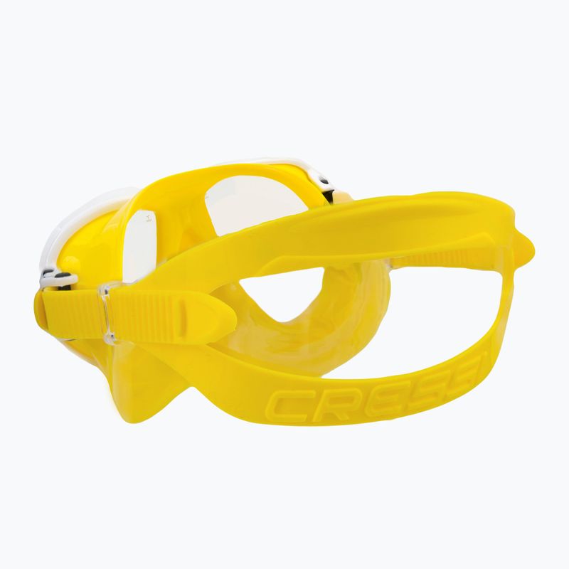 Maska do nurkowania dziecięca Cressi Marea yellow 4