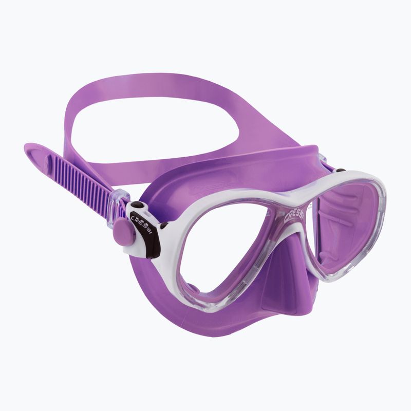 Maska do nurkowania dziecięca Cressi Marea lilac