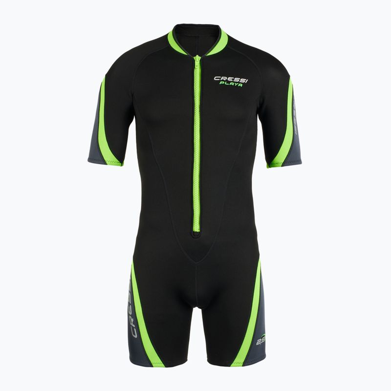 Pianka do pływania męska Cressi Playa Shorty 2,5 mm black/lime 2