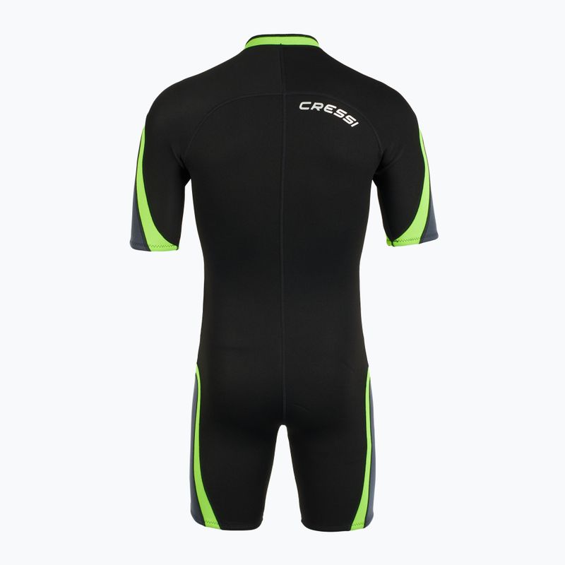 Pianka do pływania męska Cressi Playa Shorty 2,5 mm black/lime 3