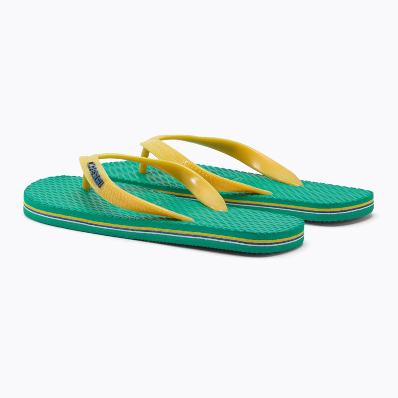 Japonki Cressi Beach green/yellow 2