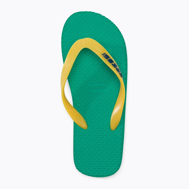 Japonki Cressi Beach green/yellow 5