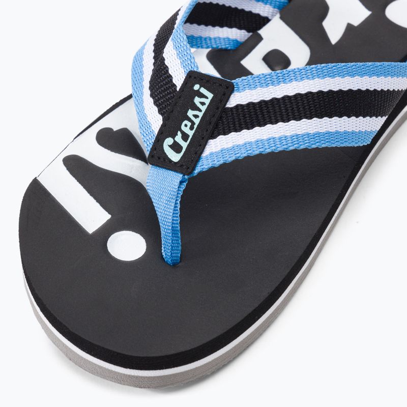 Japonki Cressi Portofino black/light blue 7