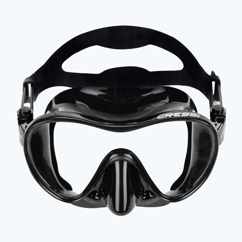 Zestaw do nurkowania Cressi F1 + Supernova Dry black 3