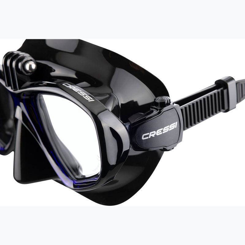 Maska do nurkowania Cressi Action black/blue 3