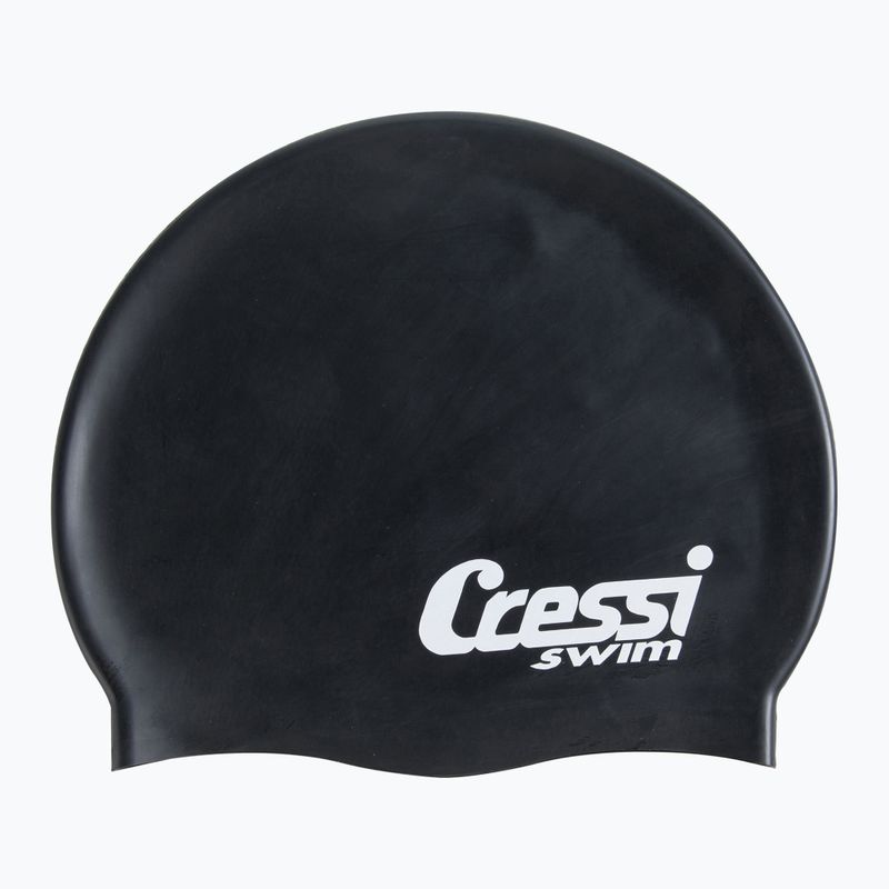 Czepek pływacki Cressi Silicone Cap black 2