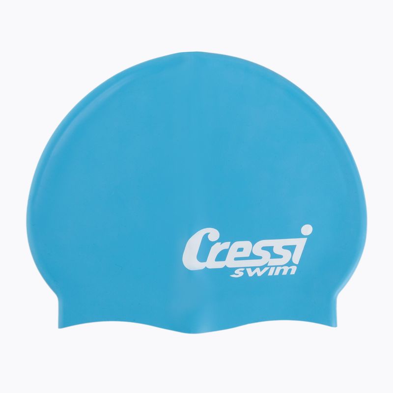 Czepek pływacki dziecięcy Cressi Silicone Cap light blue