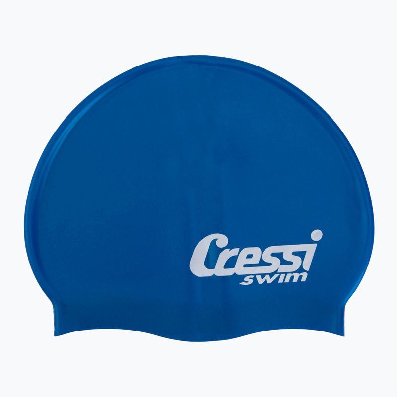 Czepek pływacki dziecięcy Cressi Silicone Cap royal blue