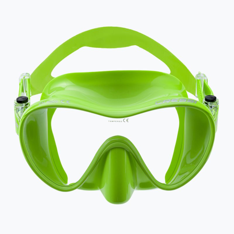 Maska do nurkowania Cressi F1 lime 2