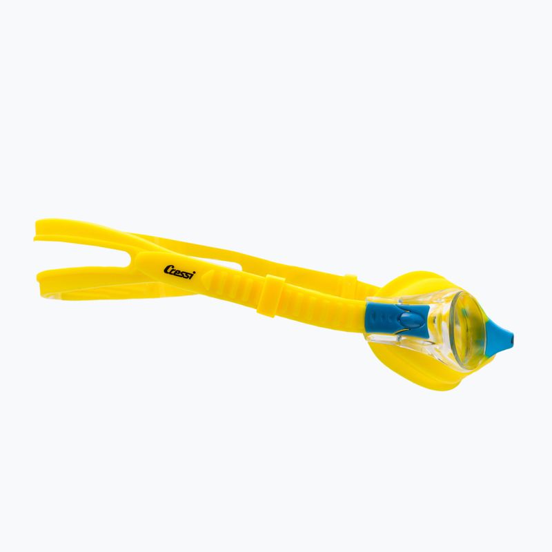 Okulary do pływania dziecięce Cressi Dolphin 2.0 yellow/blue 3