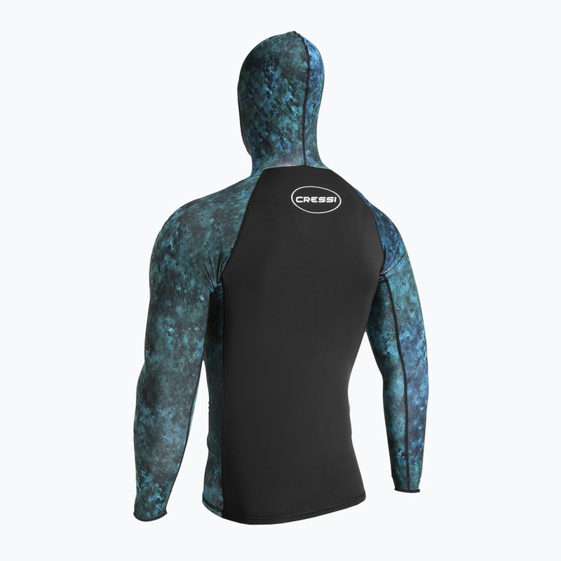 Longsleeve do pływania męski Cressi Cobia Hunter camo blue 5