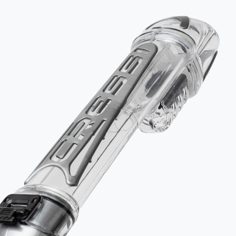 Maska pełnotwarzowa do snorkelingu Cressi Duke Dry Full Face clear/silver 4