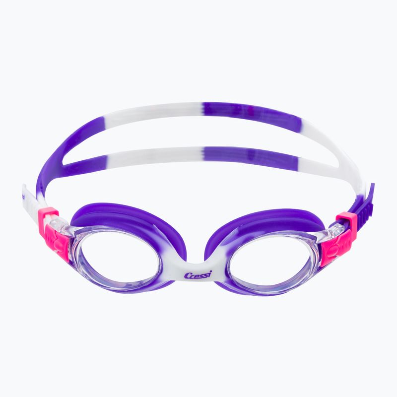 Okulary do pływania dziecięce Cressi Dolphin 2.0 lilac/white 2