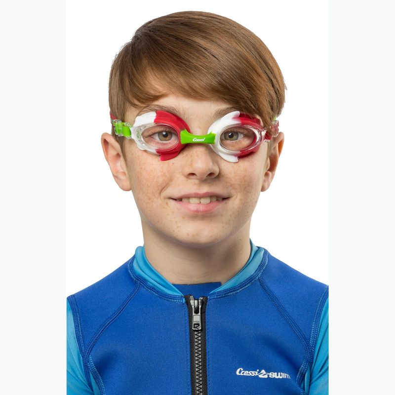 Okulary do pływania dziecięce Cressi Seahorse grey/white/pink 3