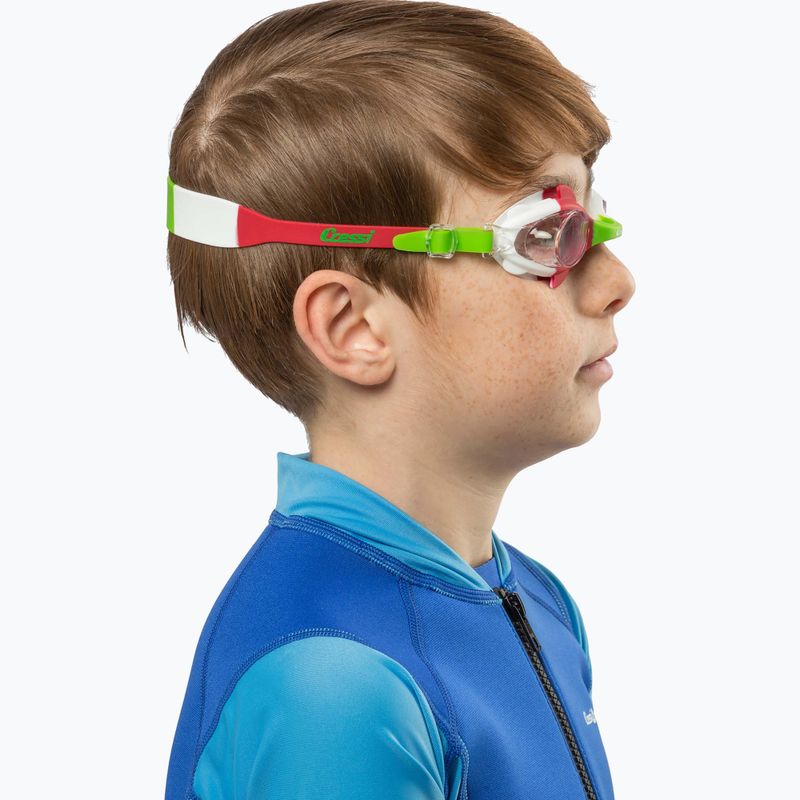 Okulary do pływania dziecięce Cressi Seahorse grey/white/pink 5