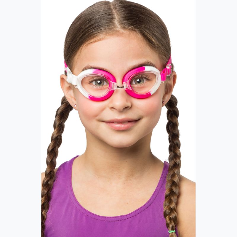 Okulary do pływania dziecięce Cressi Starfish white/pink 3