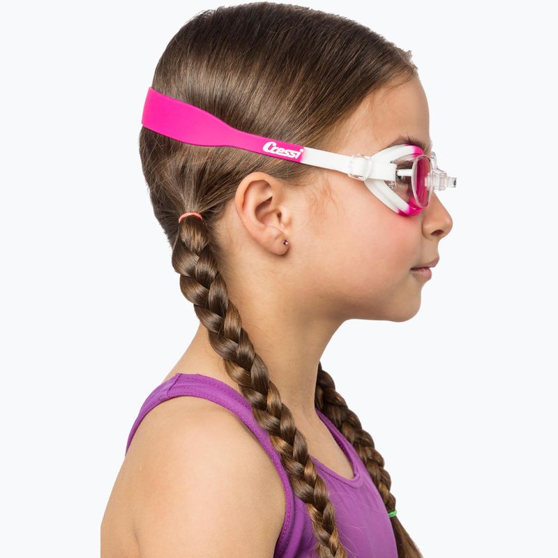 Okulary do pływania dziecięce Cressi Starfish white/pink 5