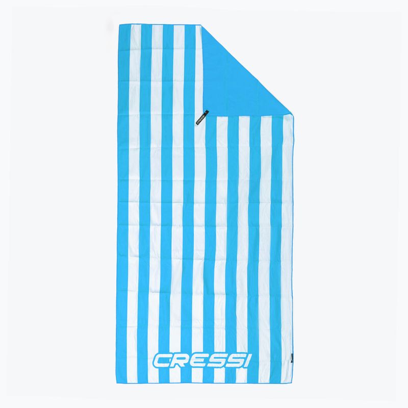 Ręcznik szybkoschnący Cressi Microfiber Stripe aquamarine